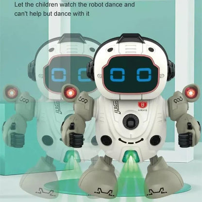 New Fog Shooting Robot Walking Hand Moving Dancing Spray Robot with shooting Toy Set for Kids