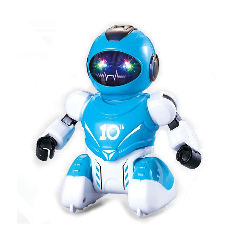 Soccer Playing Programmable Dancing & Walking Robot for Kids with Lights
