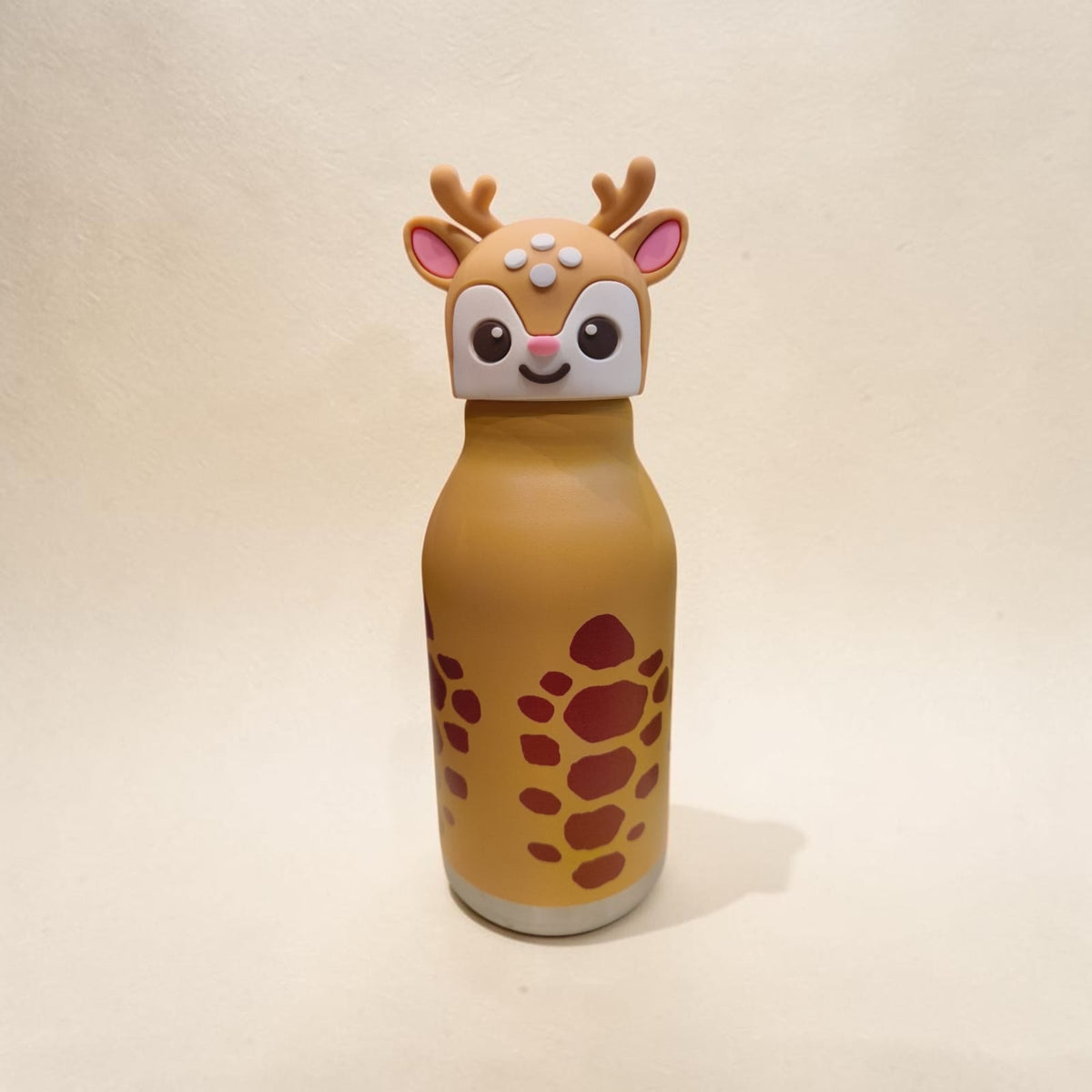 Adorable 3D Deer Character with Playful Pattern - 350 ML