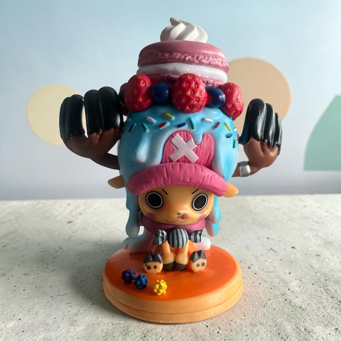 Tony Tony Chopper Dessert Edition Figure – One Piece Anime Collectible Statue | Cute Kawaii PVC Display Toy