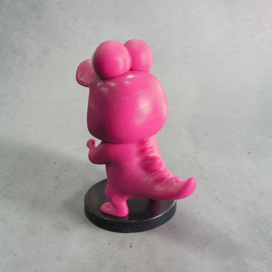 Pink Character Costume Figurine – Cute Cartoon Collectible (9 CM)