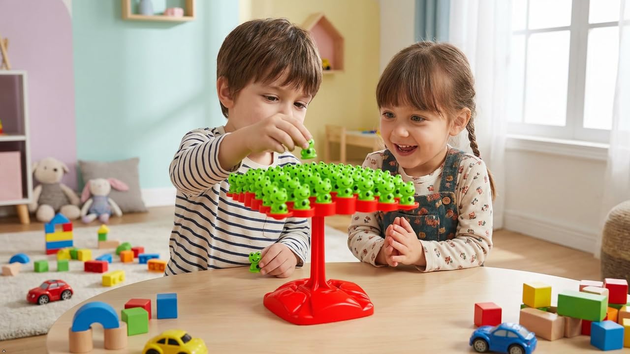 Frog Balance Tree Game for Kids