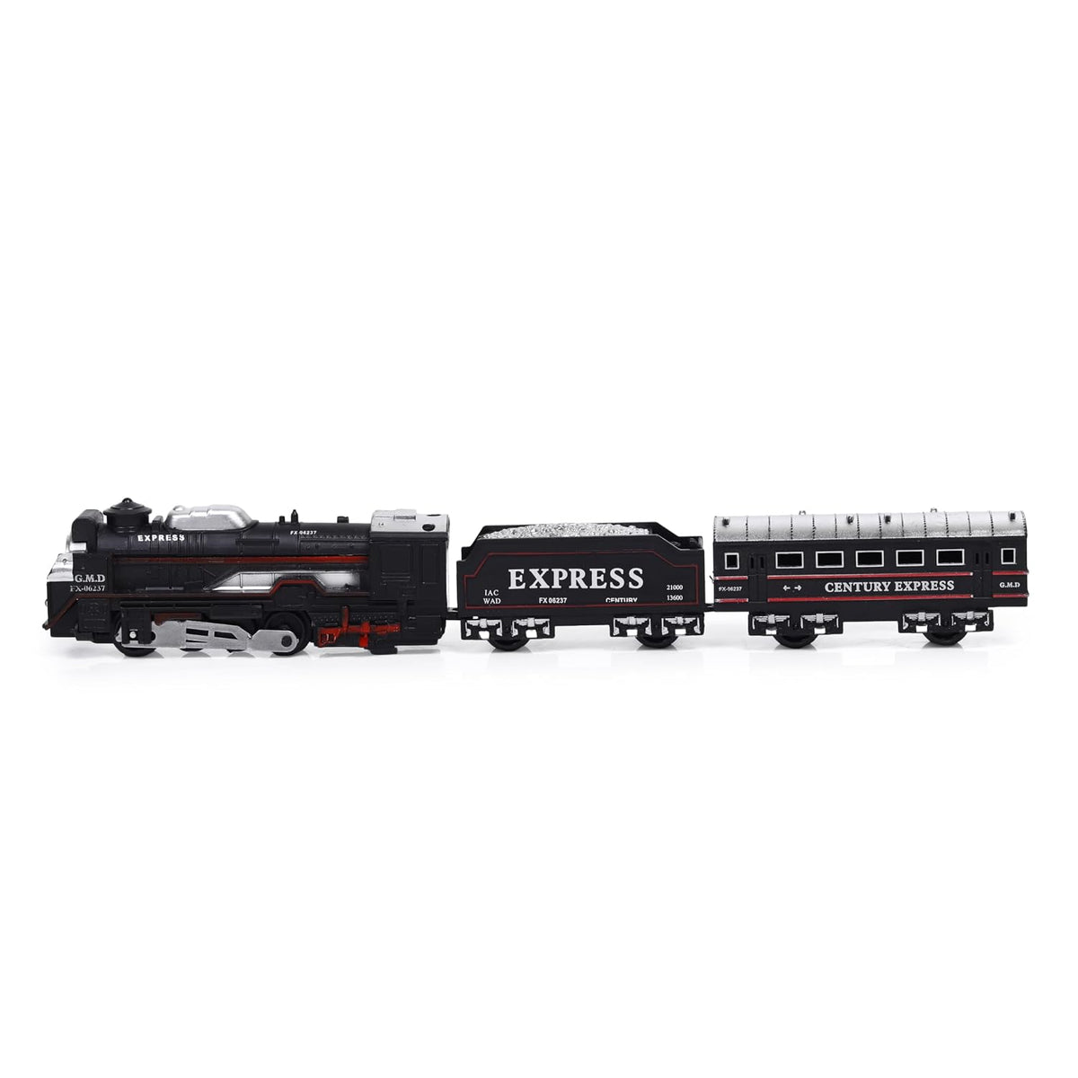 Smoking Train Rechargeable Battery-Operated Electric Train Set with 10 Tracks