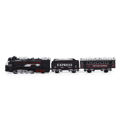 Smoking Train Rechargeable Battery-Operated Electric Train Set with 10 Tracks