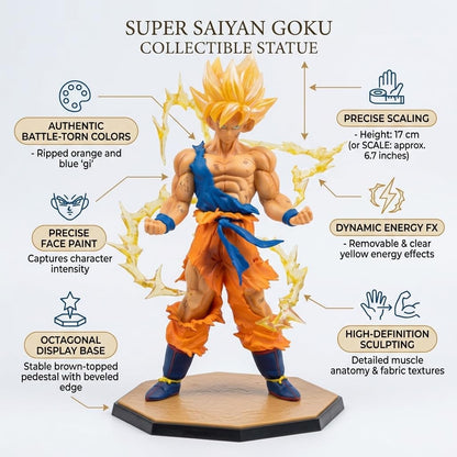 Super Saiyan Warrior Anime Action Figure - 17 CM
