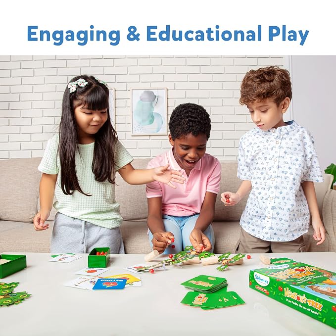 Newton's Tree | Fun Family Game of A Tumbling Tree | Balancing, Stacking, Strategy and Skill Building for Ages 6-99 | Gifts for Kids.