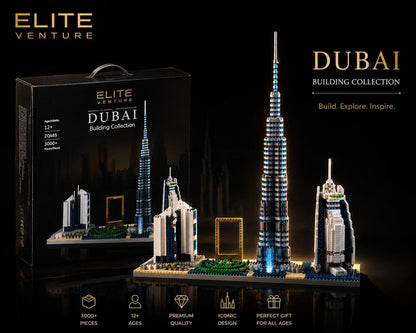 Dubai Burj Khalifa Building Blocks Set (3000+ Pieces)