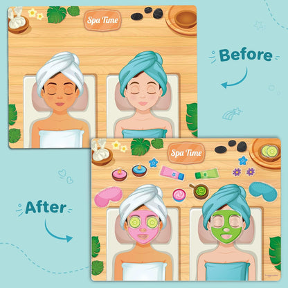 Reusable Sticker Hair & Makeup - perfect travel activity