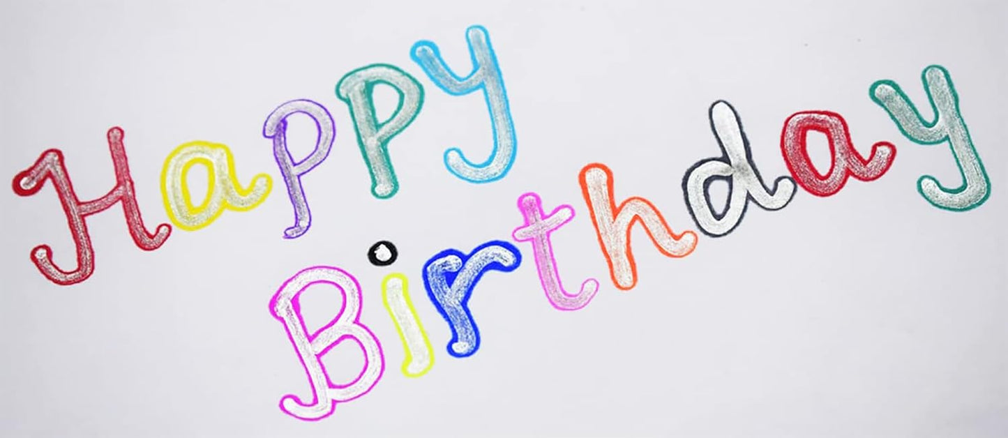 Outline Pen, Self-Outline Metallic Markers, 12 Colours Bullet Journal Pens & Glitter Pens for Card Making, Scrapbooking, Drawing, DIY Art & Crafts, Metallic Markers for Kids and Adults.