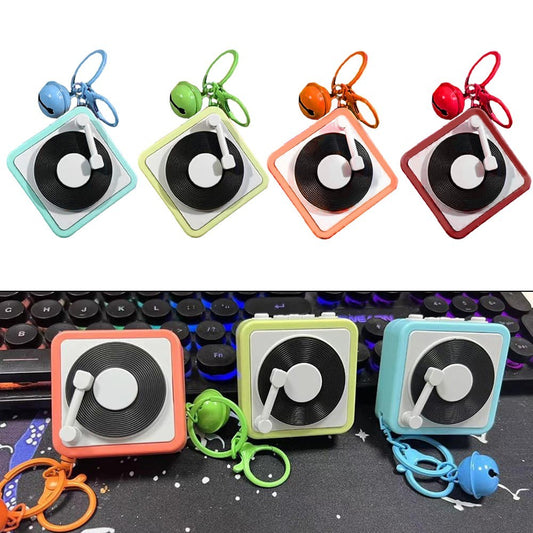 Mini Voice Recorder Keychain, Retro Design. (Assorted Colours)