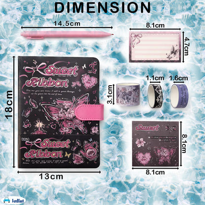 Butterfly Aesthetic Scrapbook and journal Kit