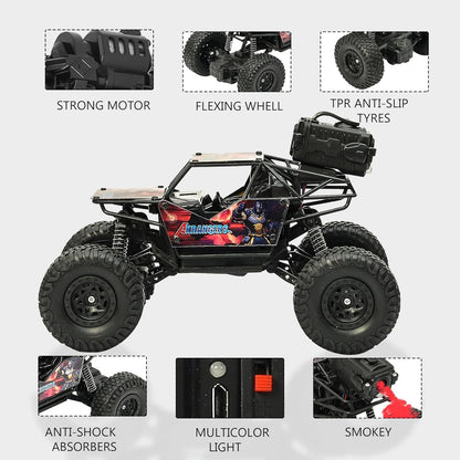 Rock Crawler RC Car- 1.18 Scale - With Smoke effect