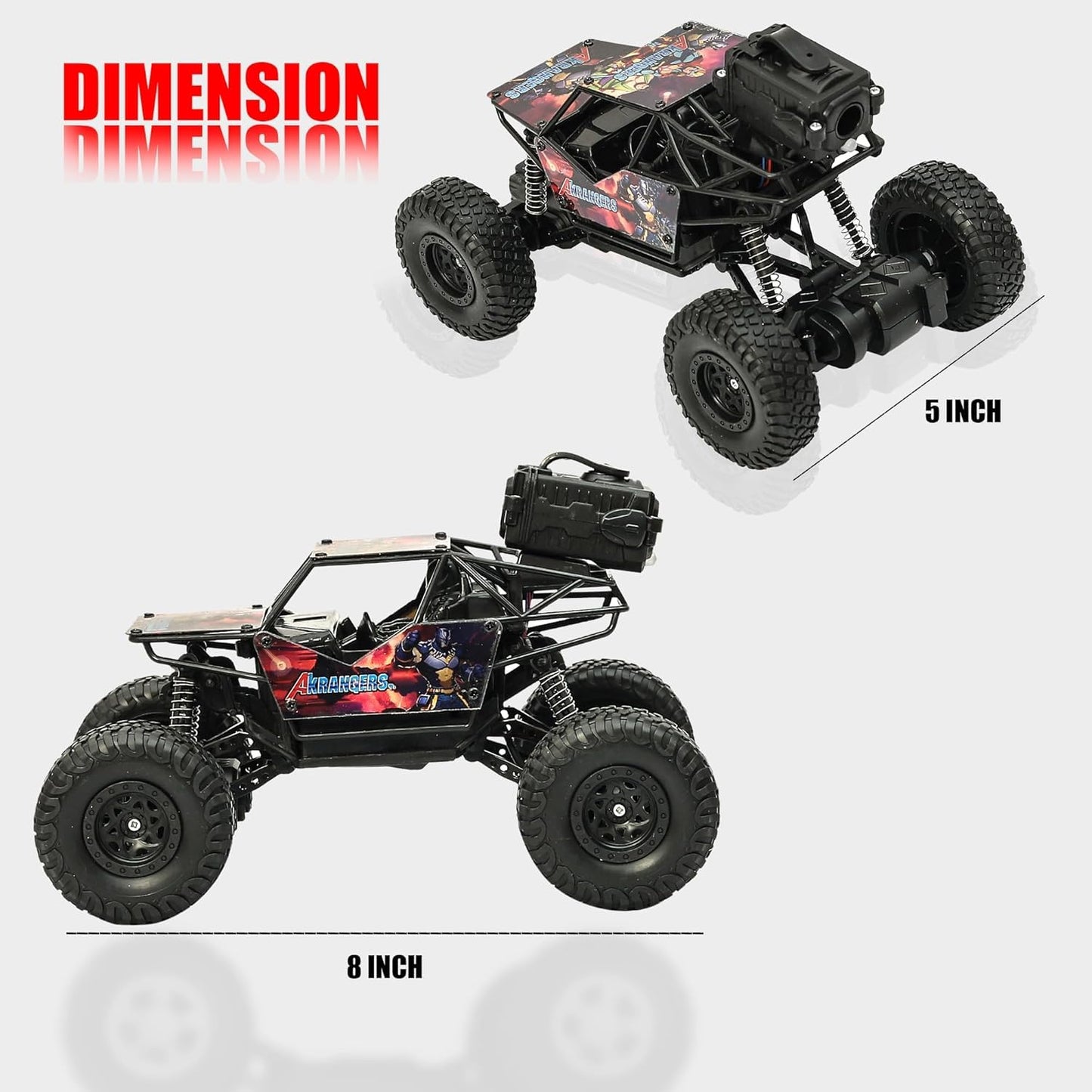 Rock Crawler RC Car- 1.18 Scale - With Smoke effect