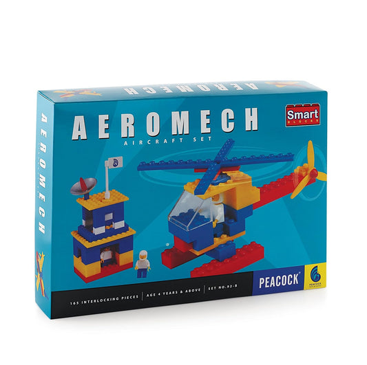 Aeromech Aircraft Game Set Creative Imaginative Interlocking constructive Building Blocks & Toy Set for Kids