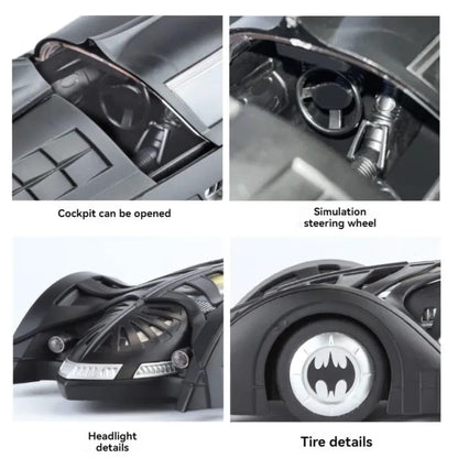 1:18 scale Classic Batmobile Die-Cast Model – Black Edition