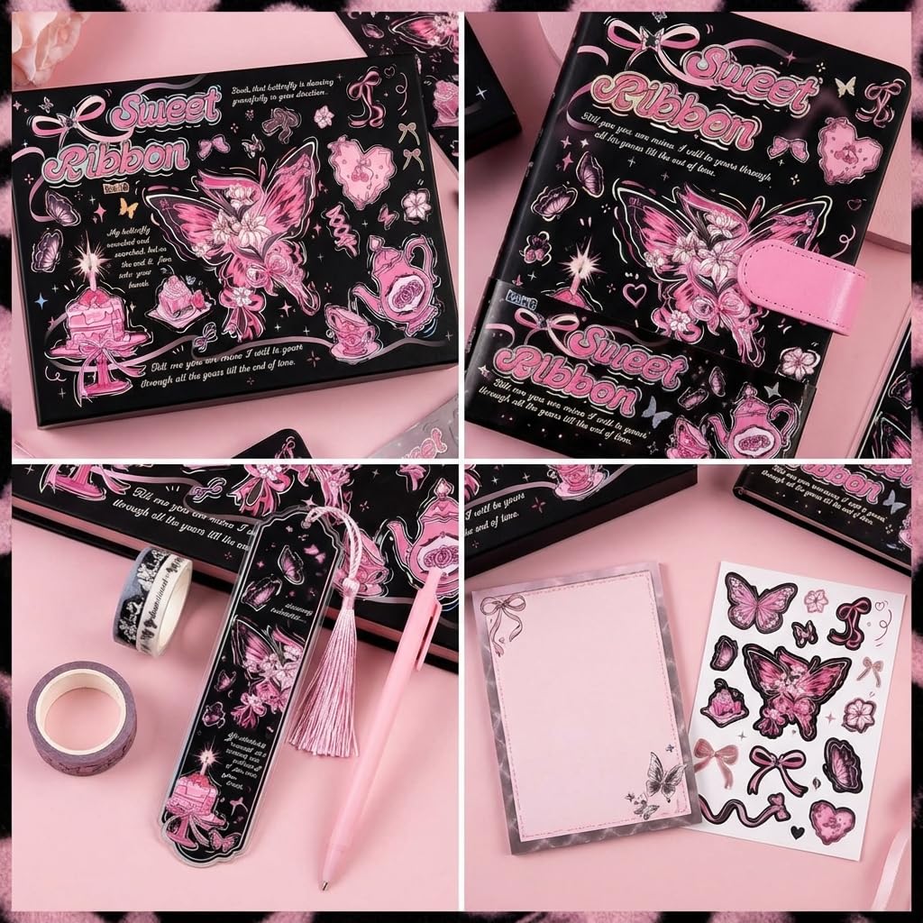 Butterfly Aesthetic Scrapbook and journal Kit