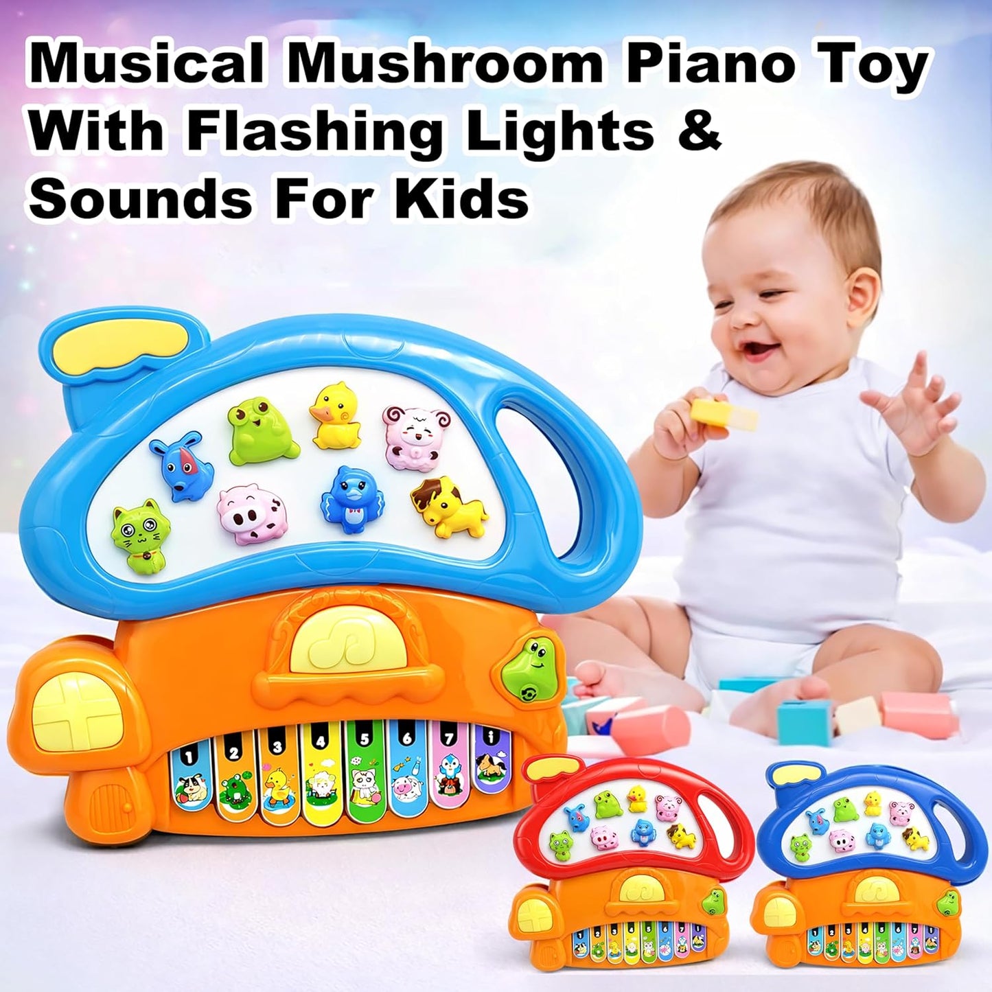 Animal House Musical Piano Toy for Kids