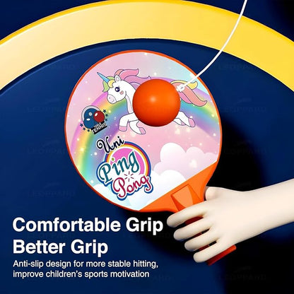 Hanging Table Tennis Trainer for Kids|Indoor Self Training Portable Ping Pong Set.