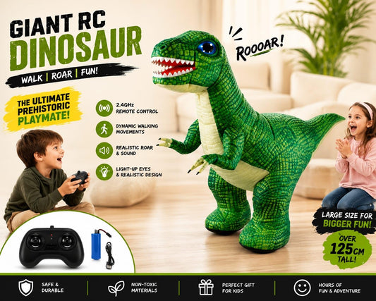 Giant RC Inflatable Dinosaur Toy for Kids - 125 CM
