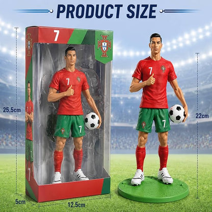 Ronaldo Action Figure With Mini Football And Stand.