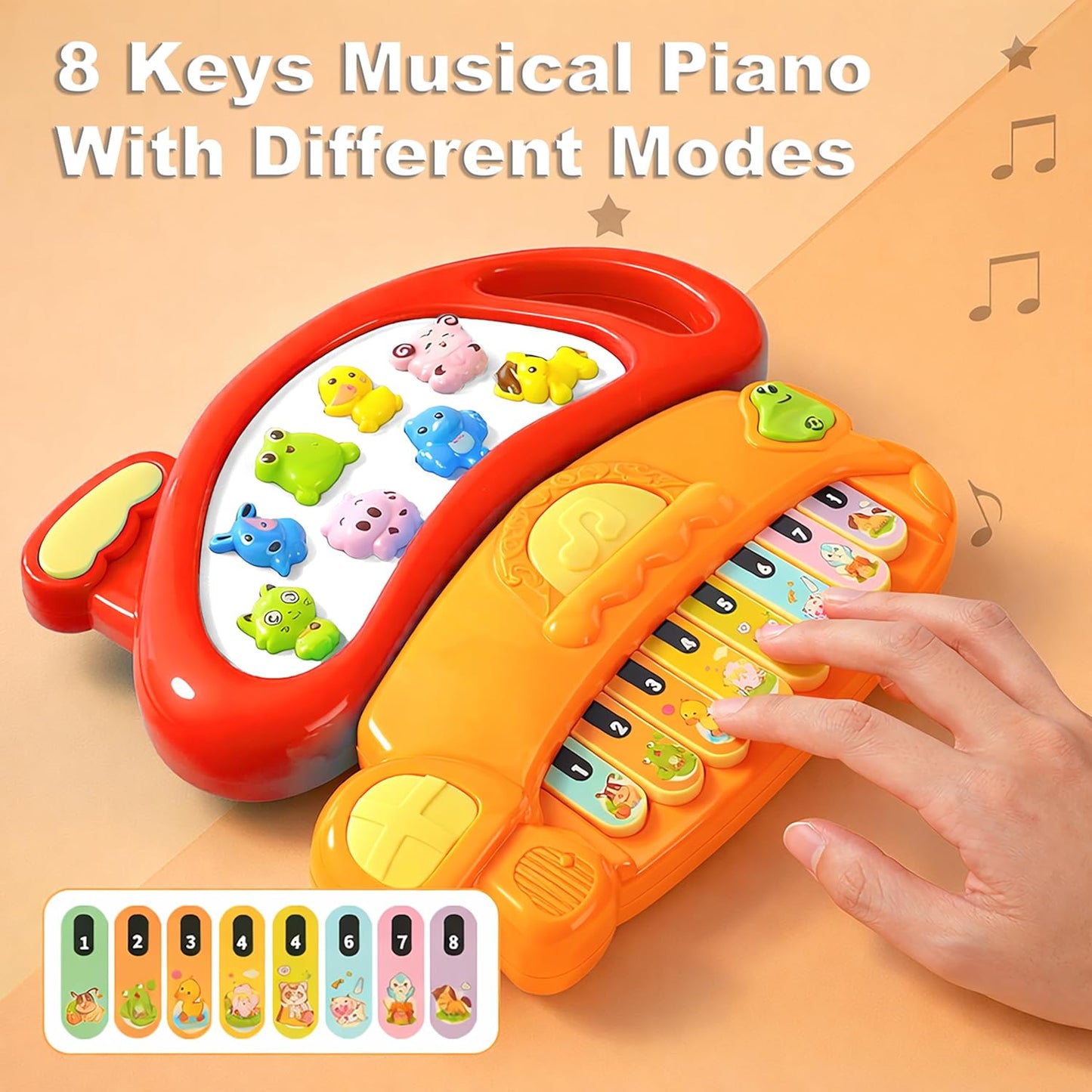 Animal House Musical Piano Toy for Kids