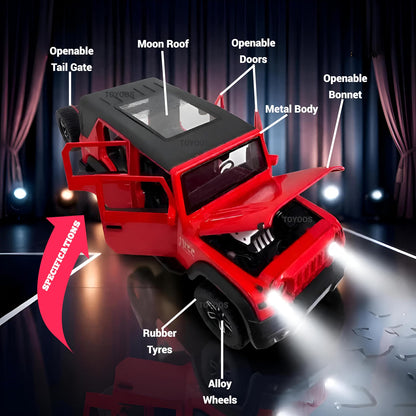 1:24 scale Thar-Roxx Off-Road SUV Die-Cast Model – Red Edition
