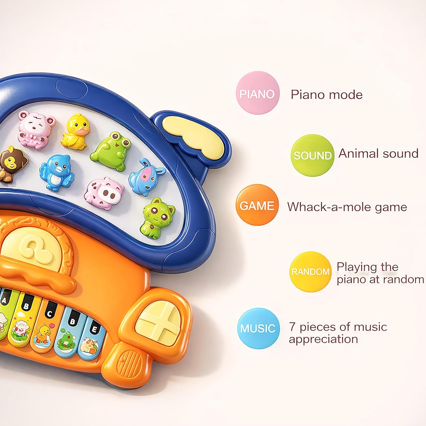 Animal House Musical Piano Toy for Kids