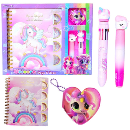 Unicorn Diary Set for Girls