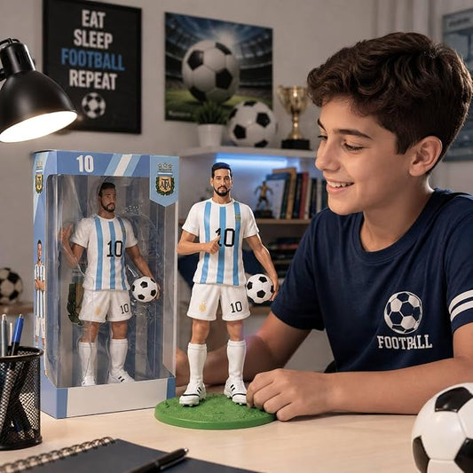 Lionel Messi Action Figure With Mini Football And Stand.