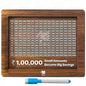 Wooden Money Bank, Coin Box with Carved Design