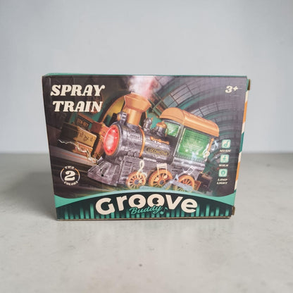 Groove Buddy Spray Train – Musical Steam Engine Toy with Lights & Mist Effect
