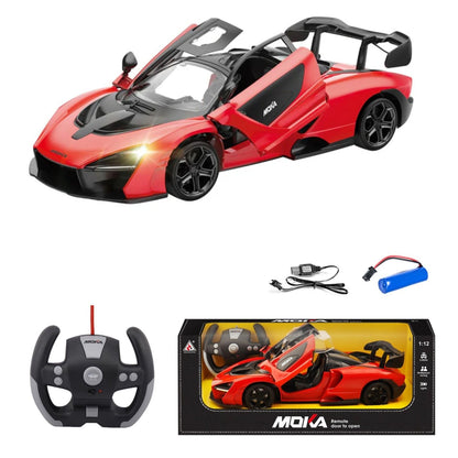 1:12 Scale Remote Control Sports Car - Red