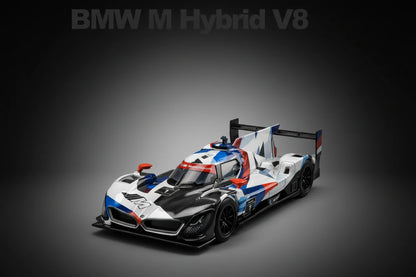 1:24 CCA Official Licensed version Die cast BMW M Hybrid V8 CCA - White and blue