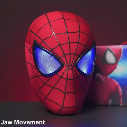 The Amazing Spider-Man Mask Glowing Eye & Jaw-Controlled Motion