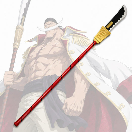 Whitebeard Bisento Polearm Replica 150cm | One Piece Edward Newgate Weapon | Life Size Anime Display Weapon