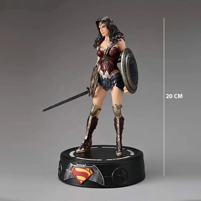 Wonder Woman Action Figure with LED Stand Base – 20cm Re