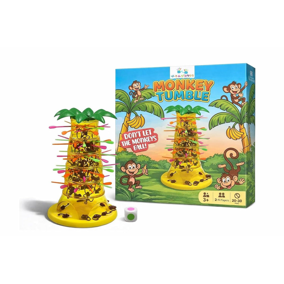 Monkey Tumble Falling Monkeys Board Game for kids