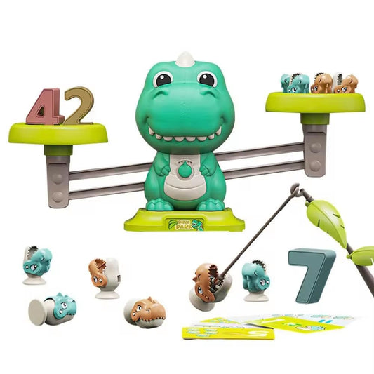 Dinosaur Fishing & Balance Game for Kids