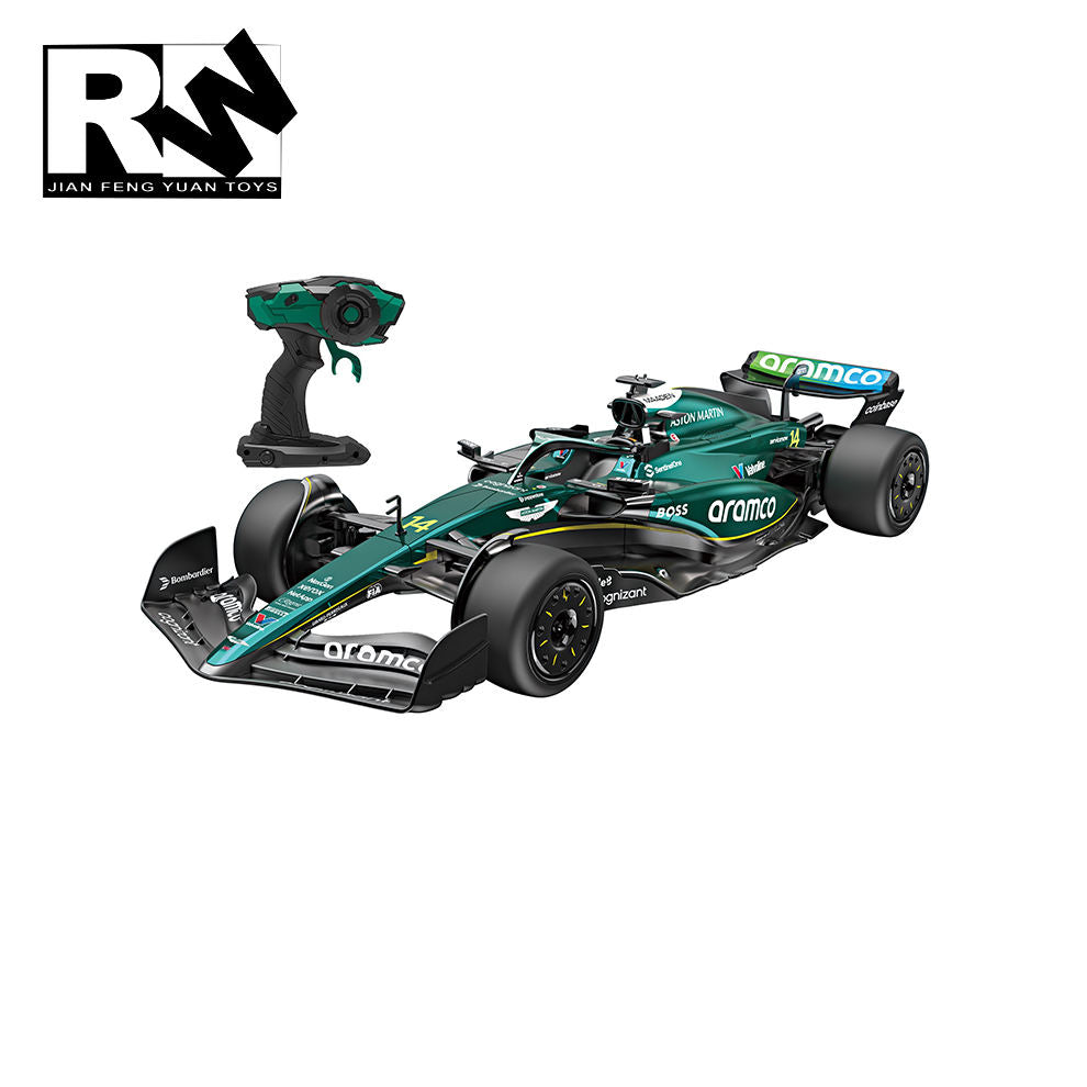1:14 Scale Aston Martin Aramco Formula One Team RC Racing Car with Remote Control,
