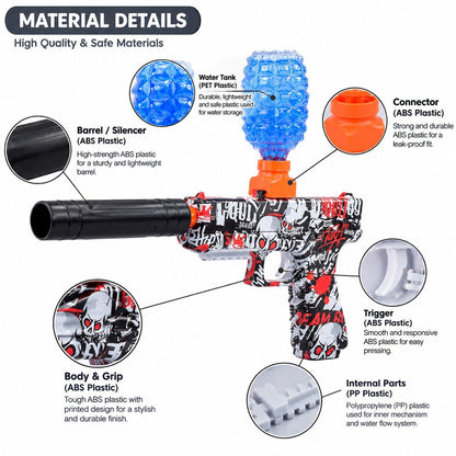 Automatic Gel Blaster Gun with Rechargeable Battery