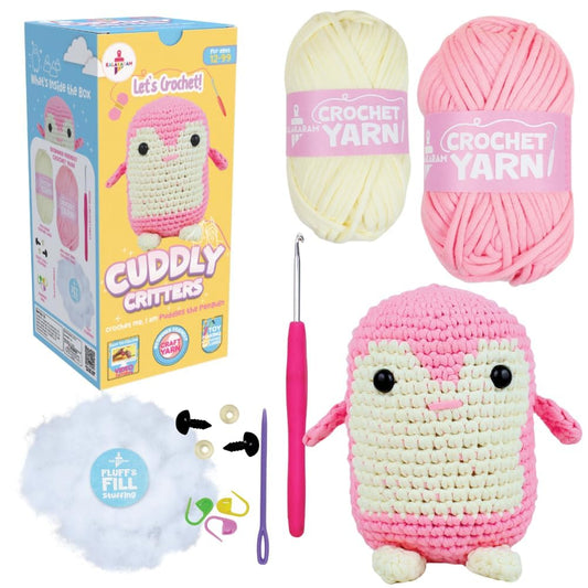 Cuddly Critters Crochet Kit – Penguin!