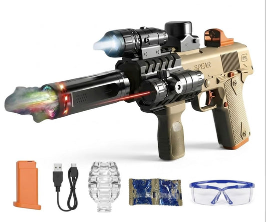 Electric Gel Bead Blaster Toy Gun with Light & Sound Effects