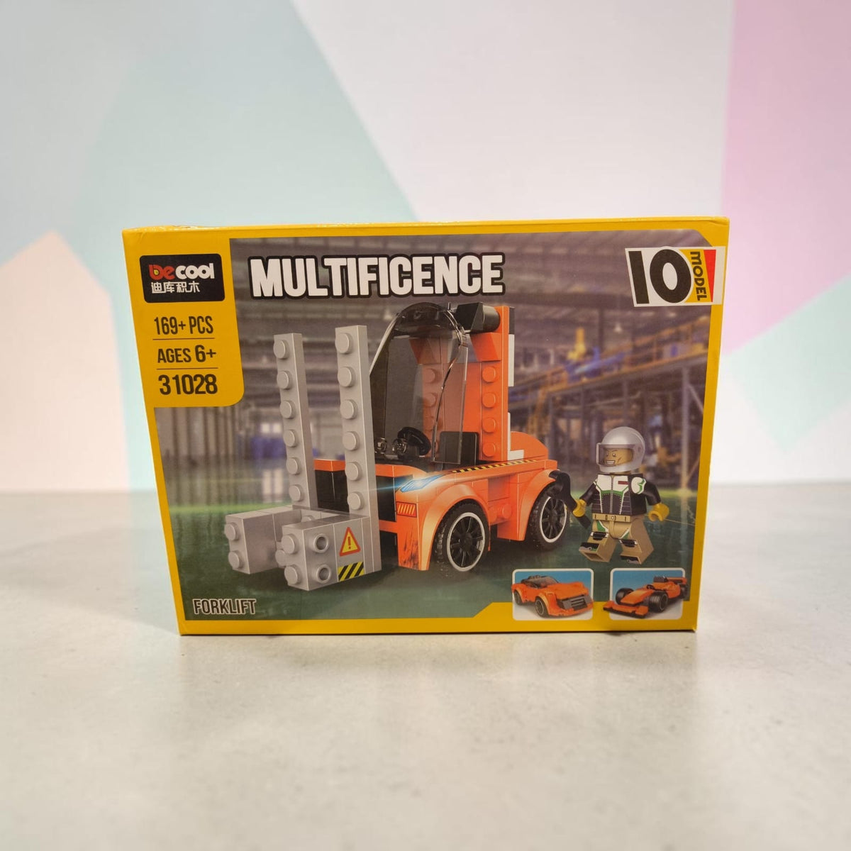 Forklift Building Block Set – 160+ Pieces