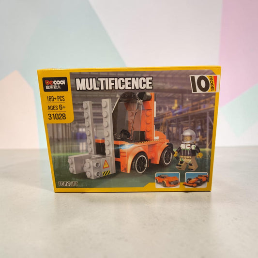 Forklift Building Block Set – 160+ Pieces