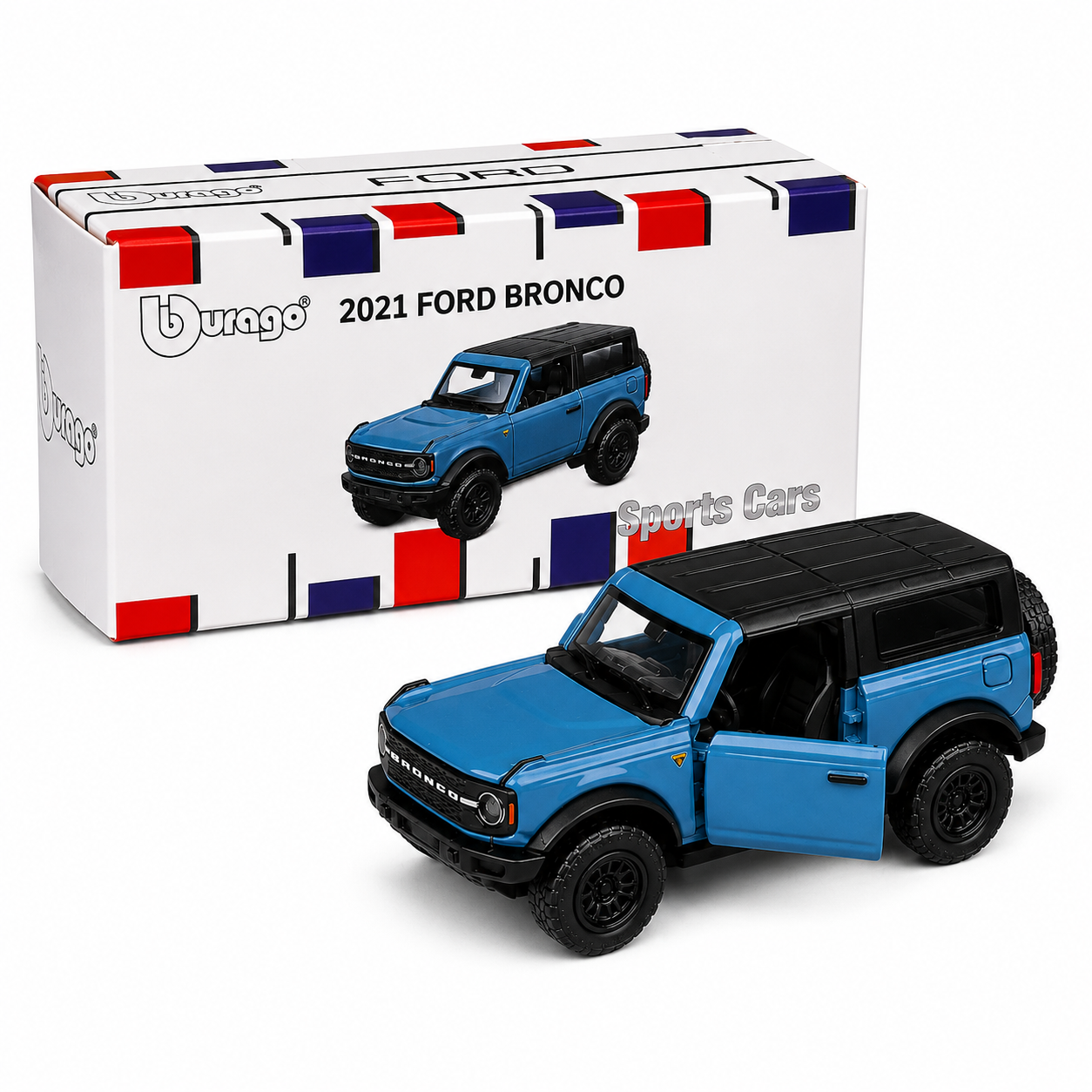 Bburago 2021 Ford Bronco 1.64 Scale