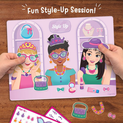 Reusable Sticker Hair & Makeup | Pretend Play for Girls | DIY