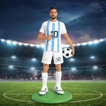 Lionel Messi Action Figure With Mini Football And Stand.