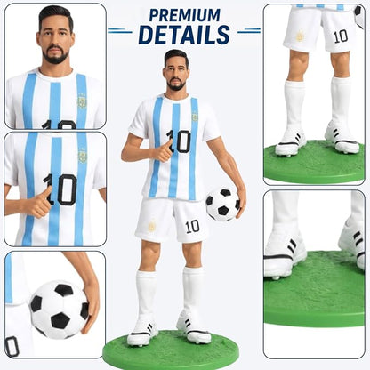 Lionel Messi Action Figure With Mini Football And Stand.