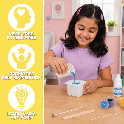 DIY Scented Bubble Candle Making Kit ((Make 4 Candles)