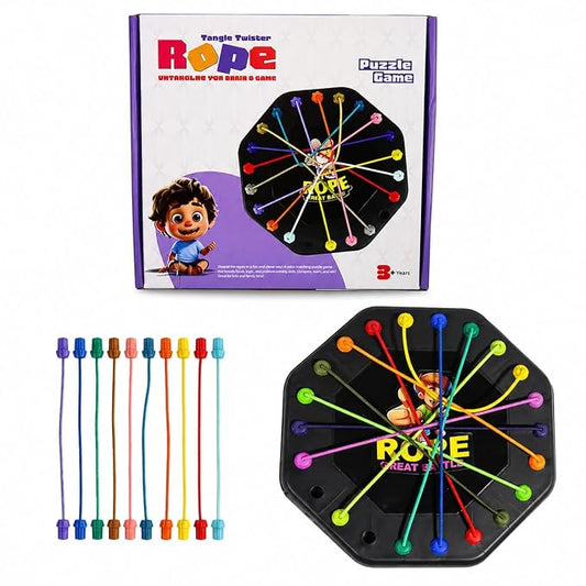 Triangle Twister Rope Puzzle Game For Kids